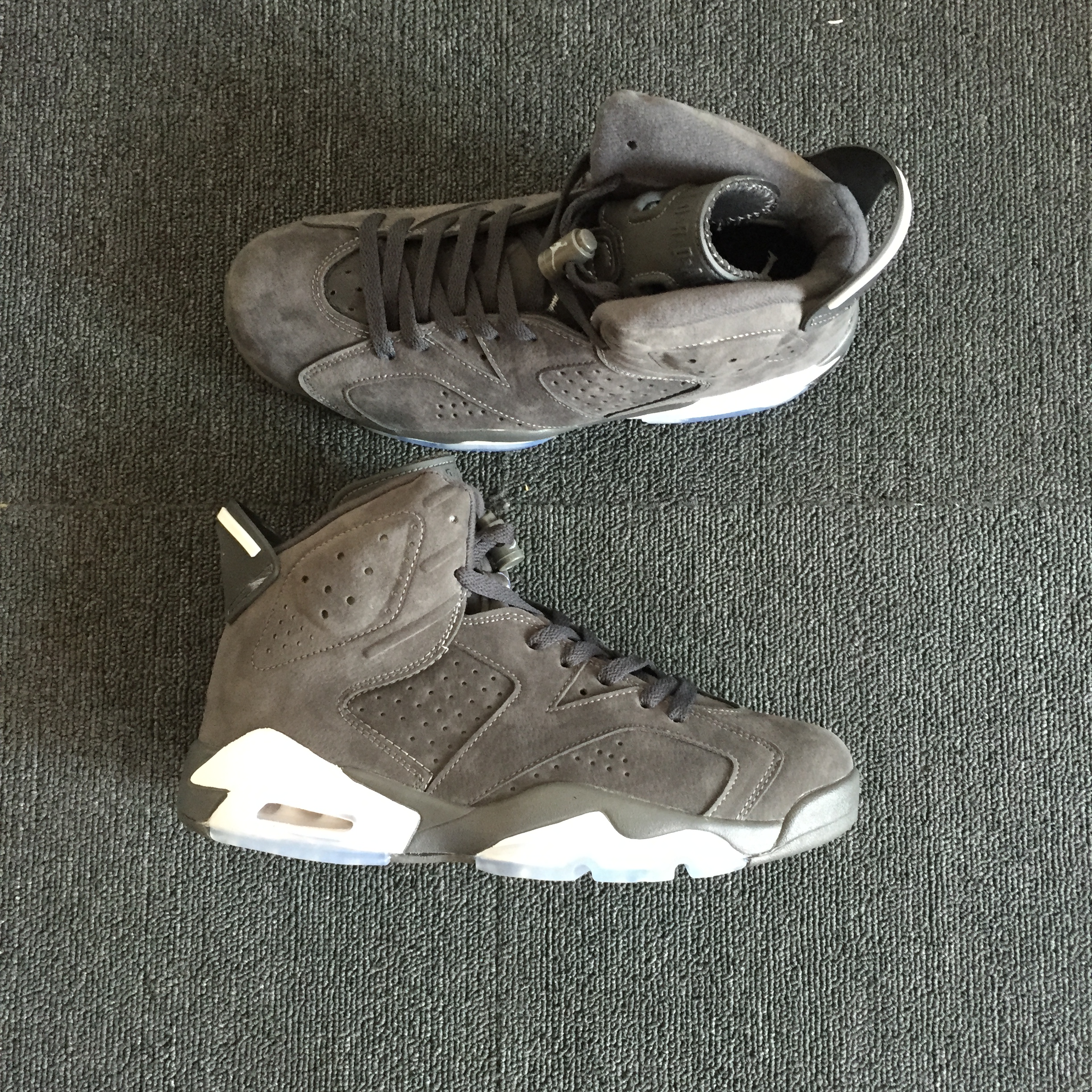 2018 Air Jordan 6 Deek Skin 3M Grey Shoes